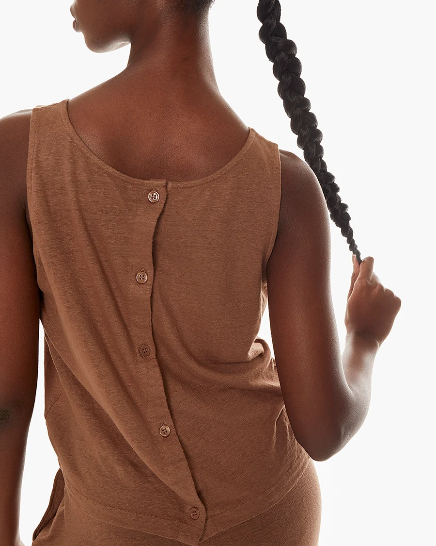 Brise d'été Tank - Mocha