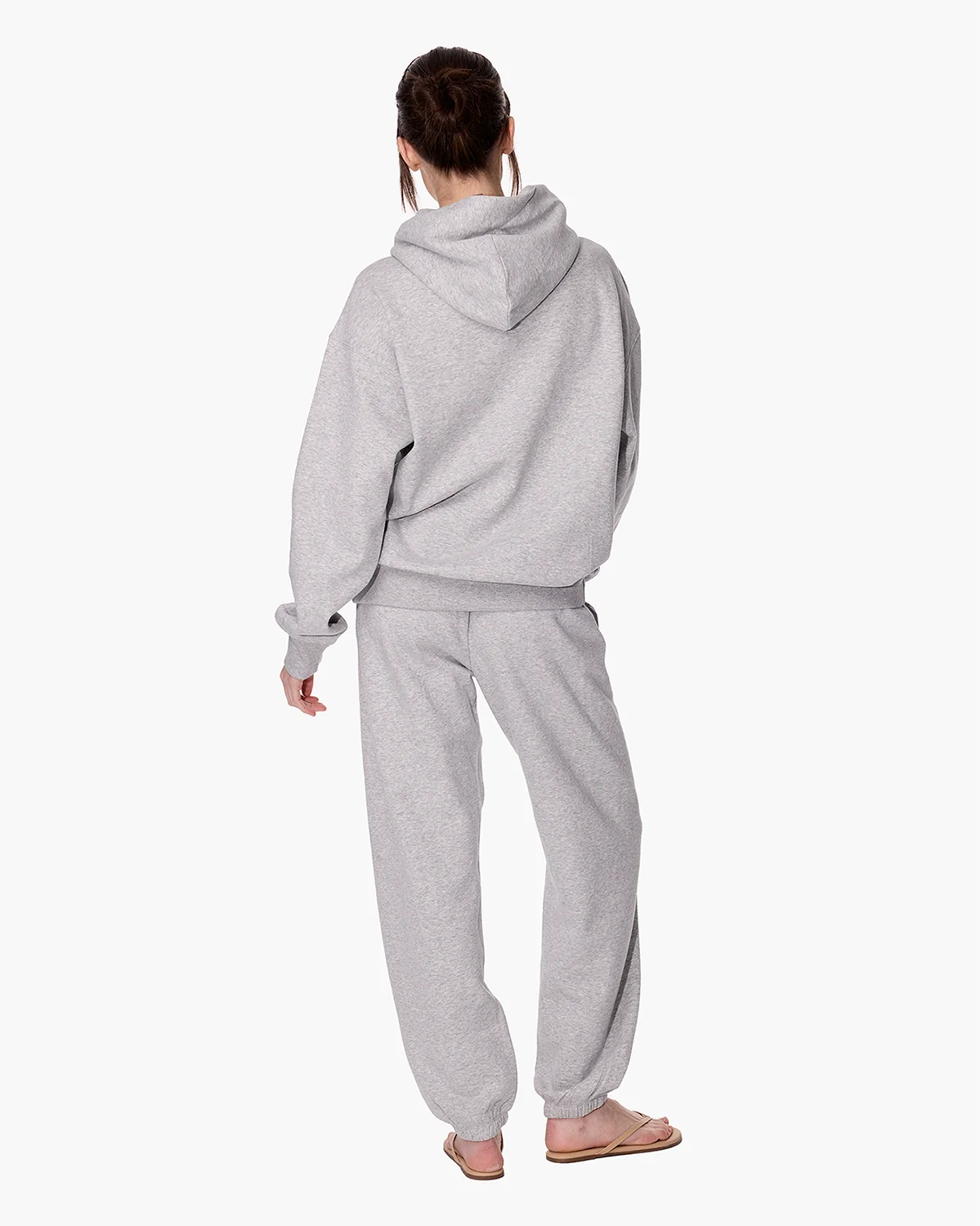 CloudSoft Pullover Hoodie - Heather Grey - Image 4