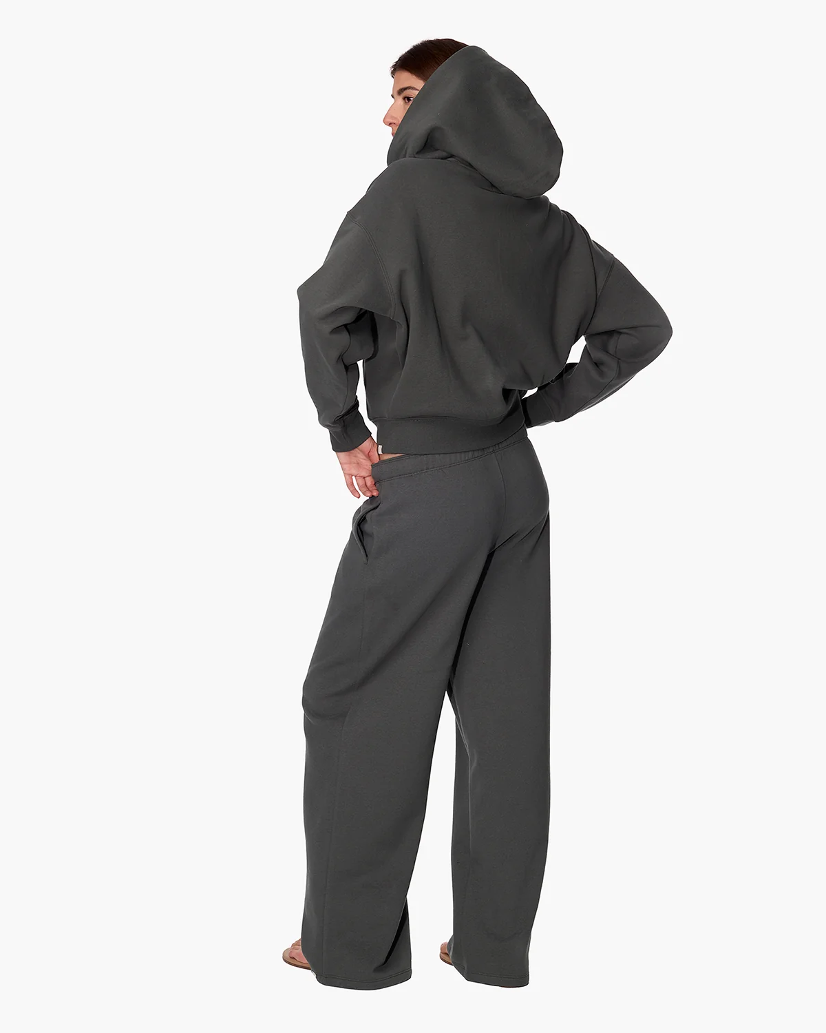 CloudSoft Zip Up Hoodie - Green - Image 4