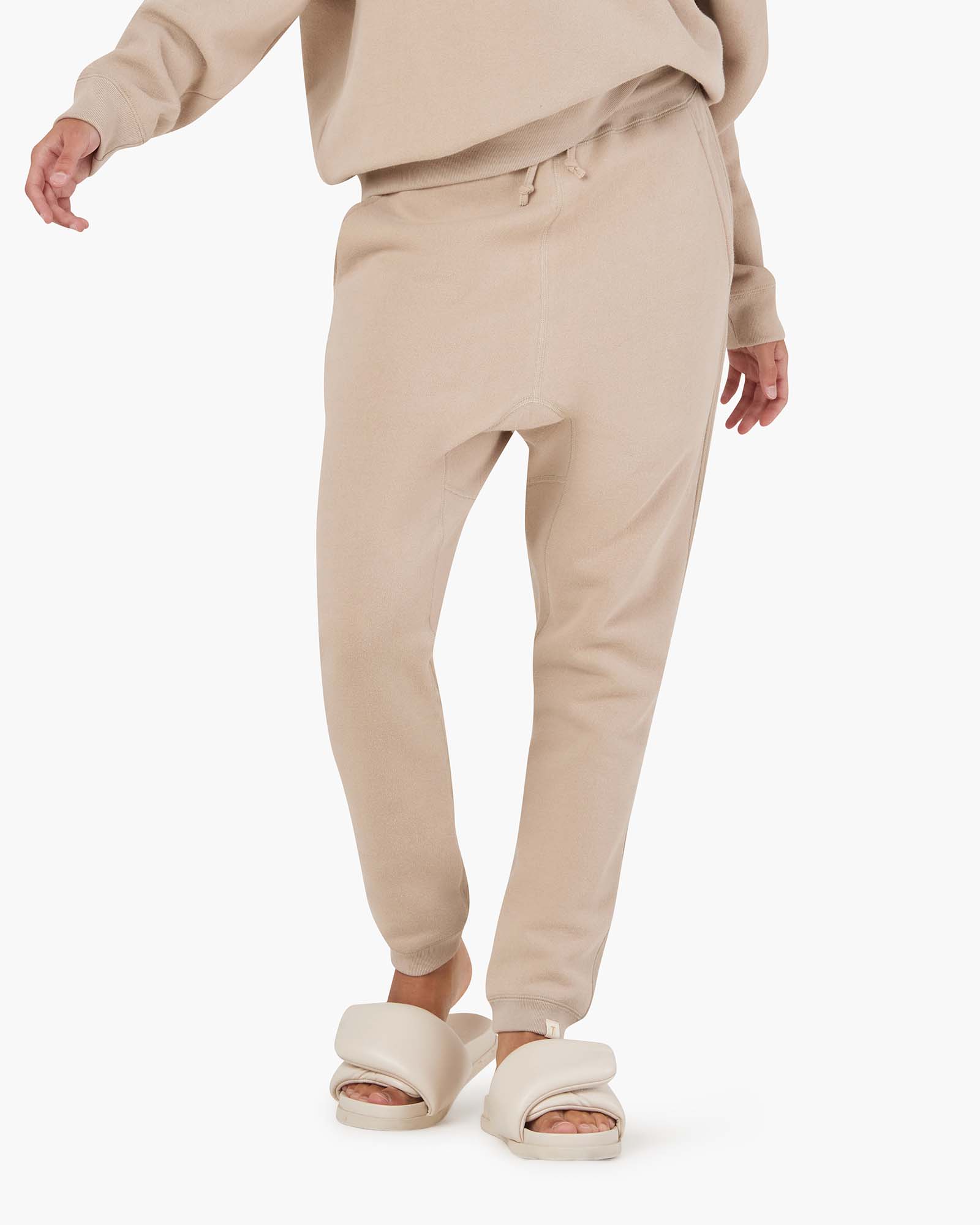 Core Fleece Jogger - Sand - Image 2