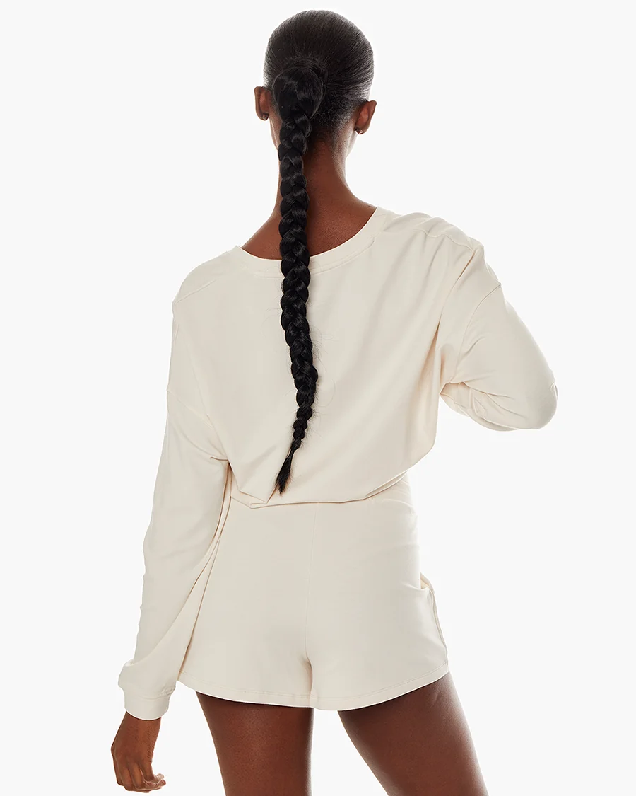 Matinée de Tennis V-neck - Cream - Image 3