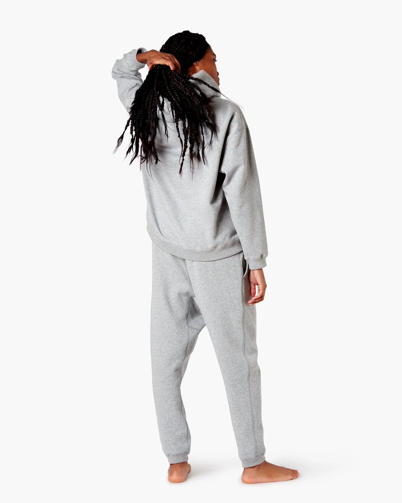 The Warm Hoodie - Grey Mix - Image 3